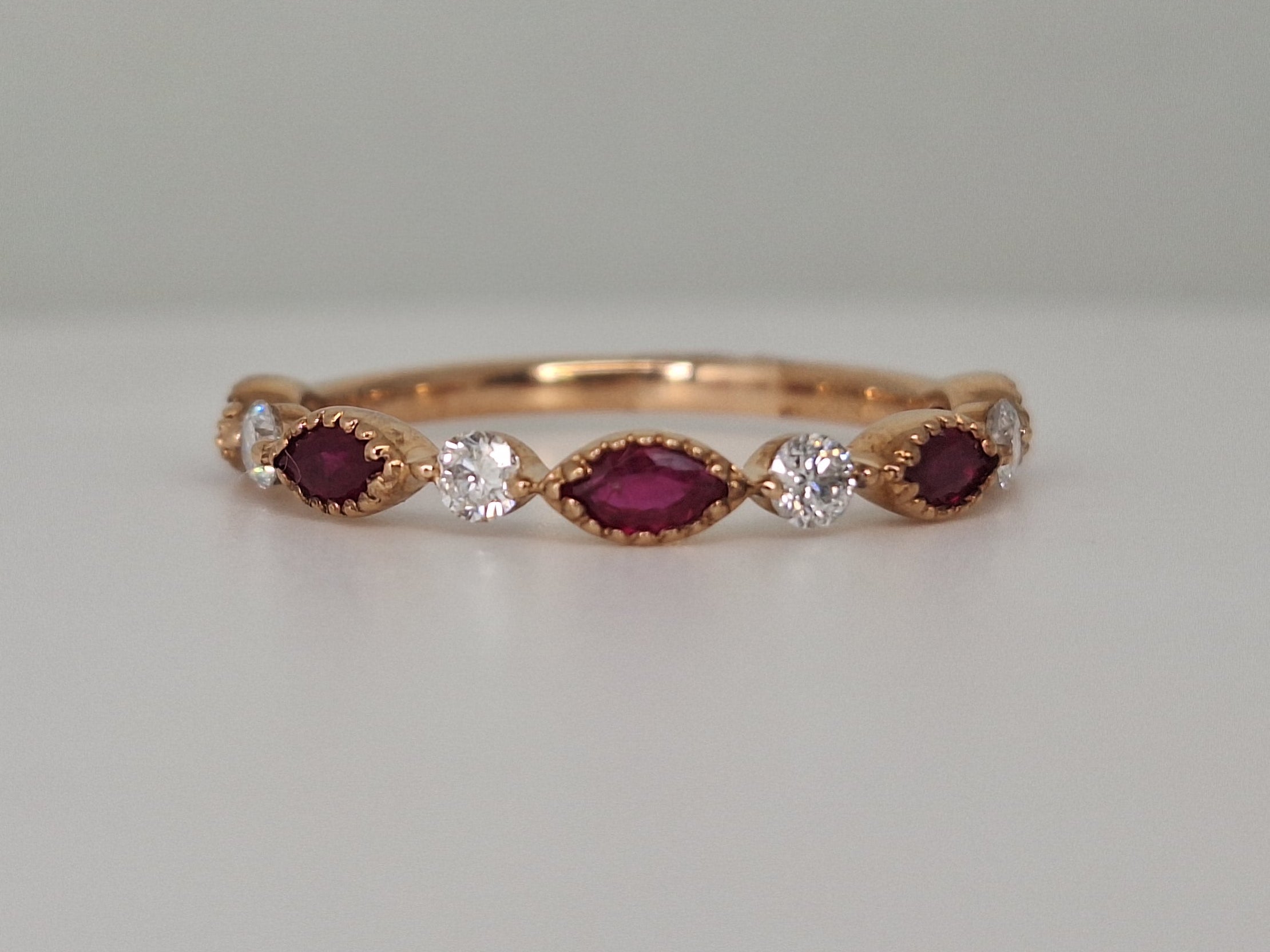 9ct rose gold ring