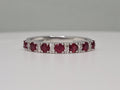 9ct white gold eternity ring