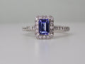9ct white gold ring