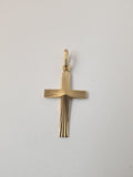 9ct yellow gold cross