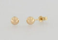9ct yellow gold 4mm full ball studs.