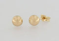 9ct yellow gold 5mm full ball studs.