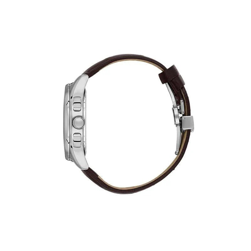 Daniel Klein Exclusive Men’s Multifunction Leather Strap Watch