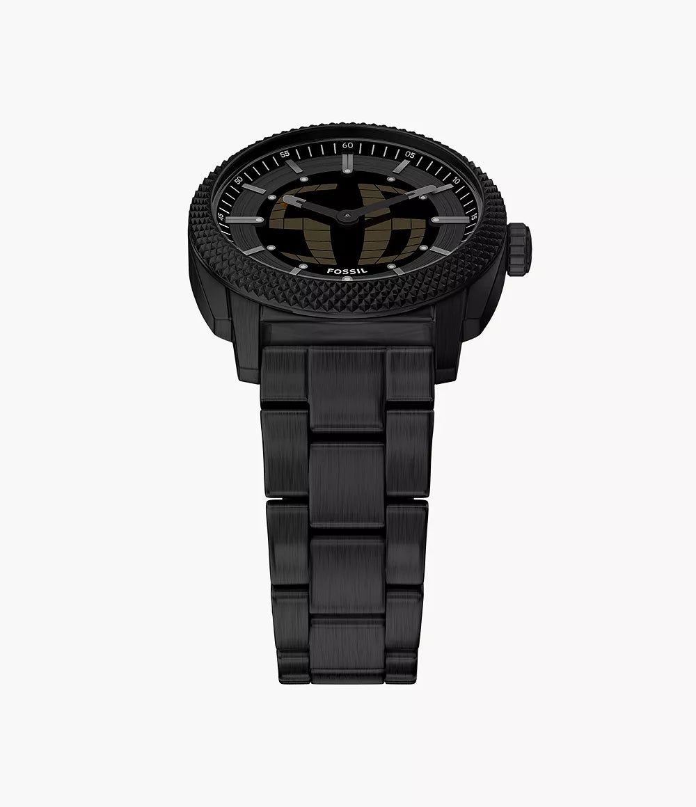 Machine Big Tic 41MM Black Stainless Steel Watch