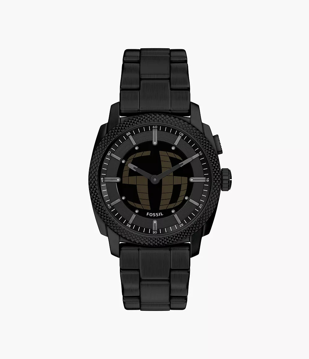 Machine Big Tic 41MM Black Stainless Steel Watch
