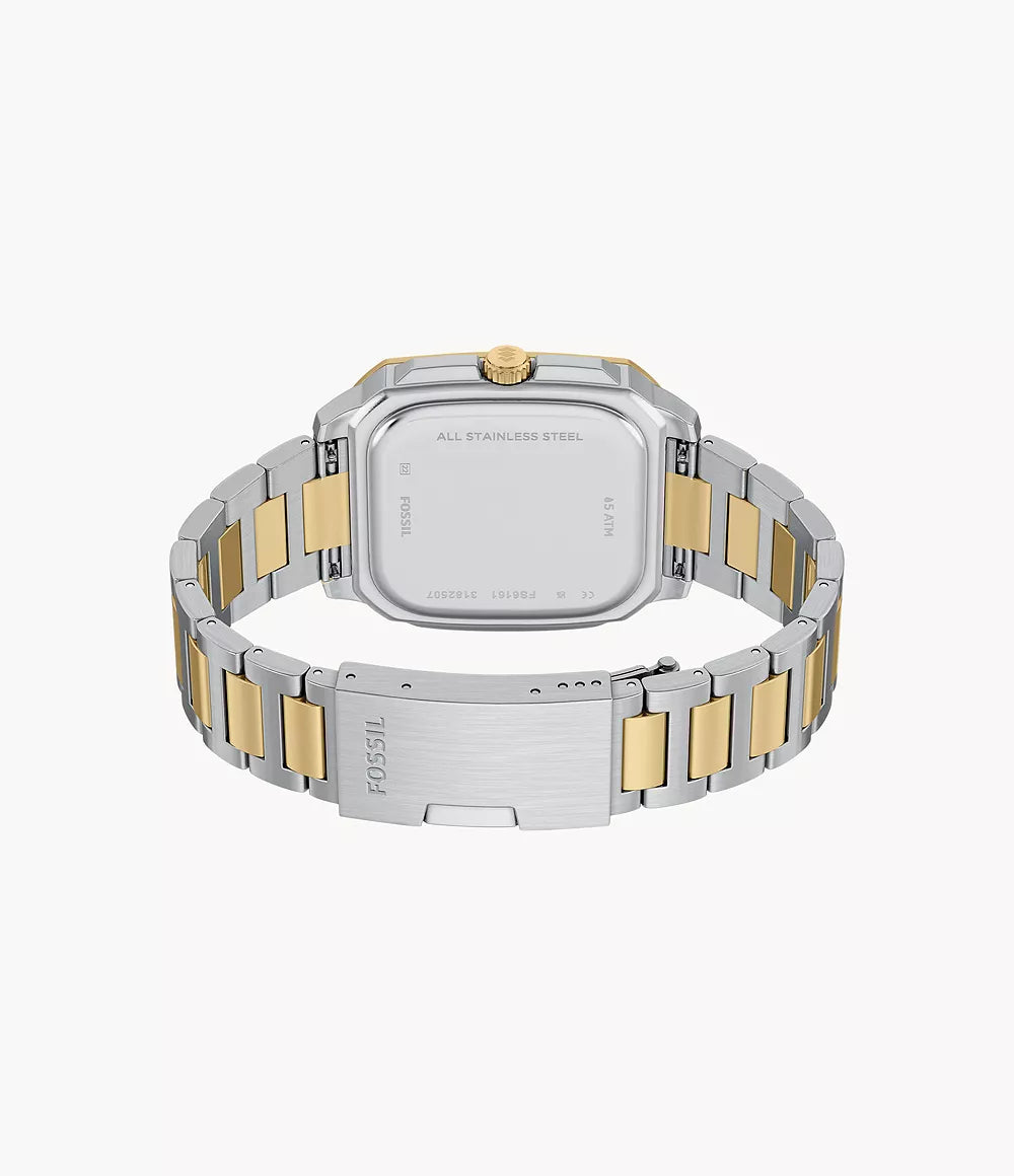Crosby Three-Hand Date Two-Tone Stainless Steel Watch