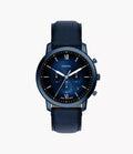 Fossil Neutra Chronograph Navy Leather Watch