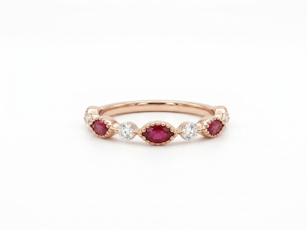9ct rose gold ring