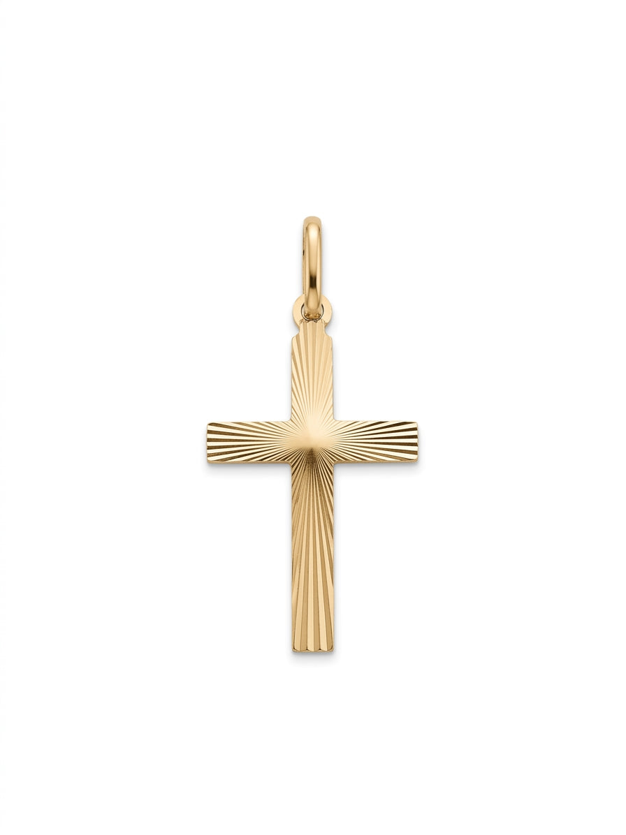9ct yellow gold cross
