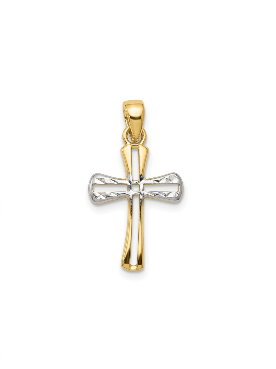 9ct yellow gold cross