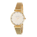 Hallmark Ladies Gold Bracelet Champagne Dial Watch