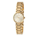 Hallmark Ladies Gold Bracelet Champagne Dial Watch