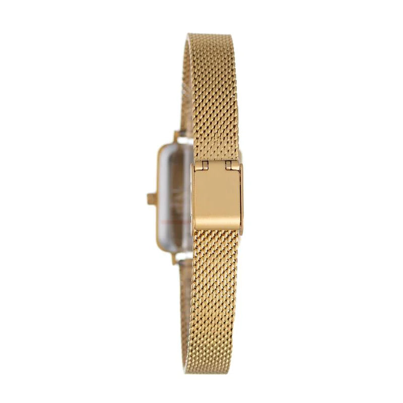 Hallmark Ladies Gold Mesh Brown Dial Watch