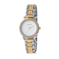 Hallmark Ladies Two-Tone White Dial Watch