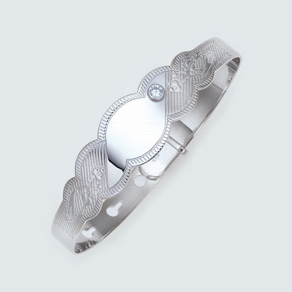 Silver Baby Bangle