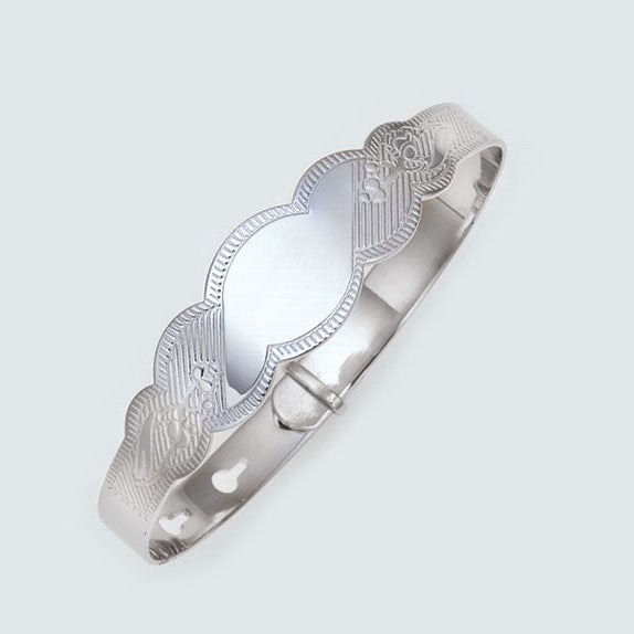 Silver Baby Bangle