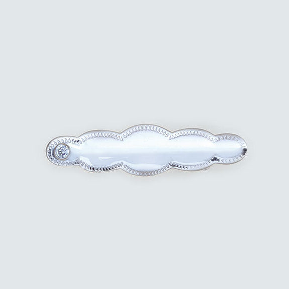 Silver baby pin
