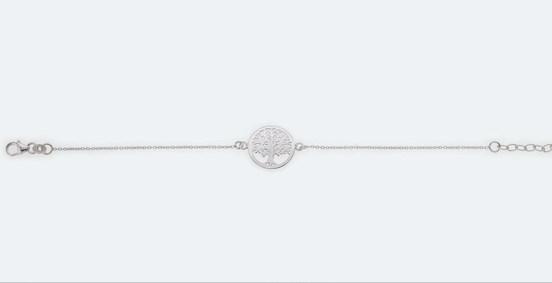 Silver paperlink Tree of Life bracelet