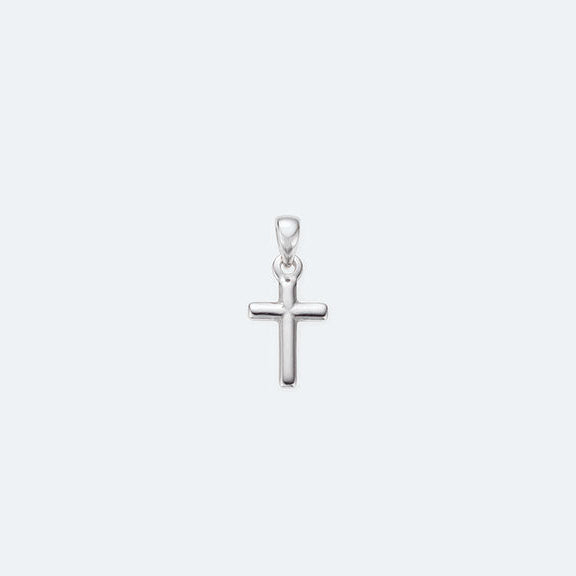 Silver cross pendant