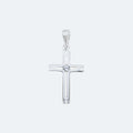 Silver cross pendant