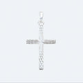 Silver cross pendant