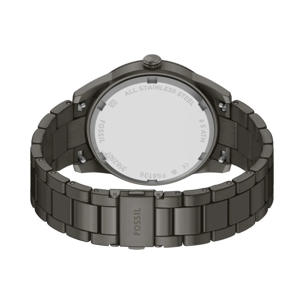 Pearson Multifunction Gunmetal Stainless Steel Watch