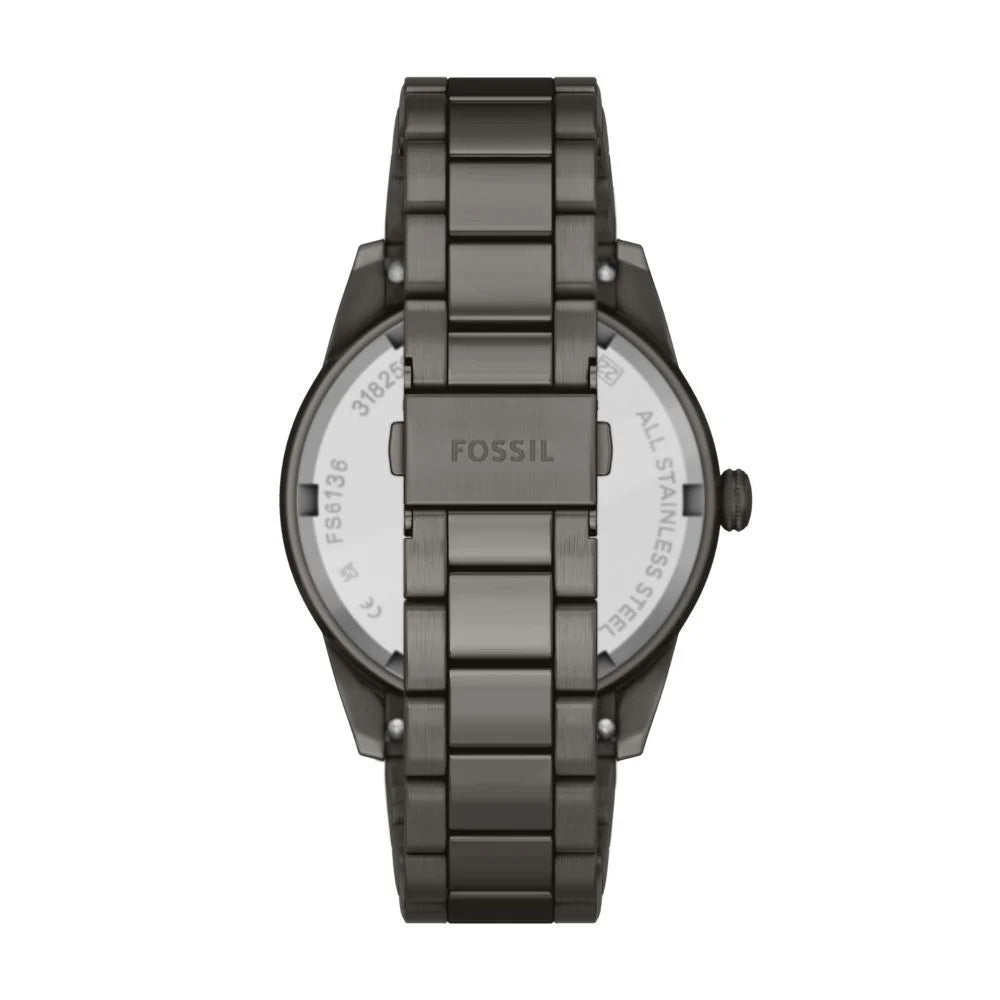 Pearson Multifunction Gunmetal Stainless Steel Watch