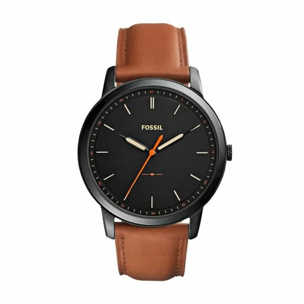 Fossil Men's The Minimalist 3H Light Brown Round Leather Watch