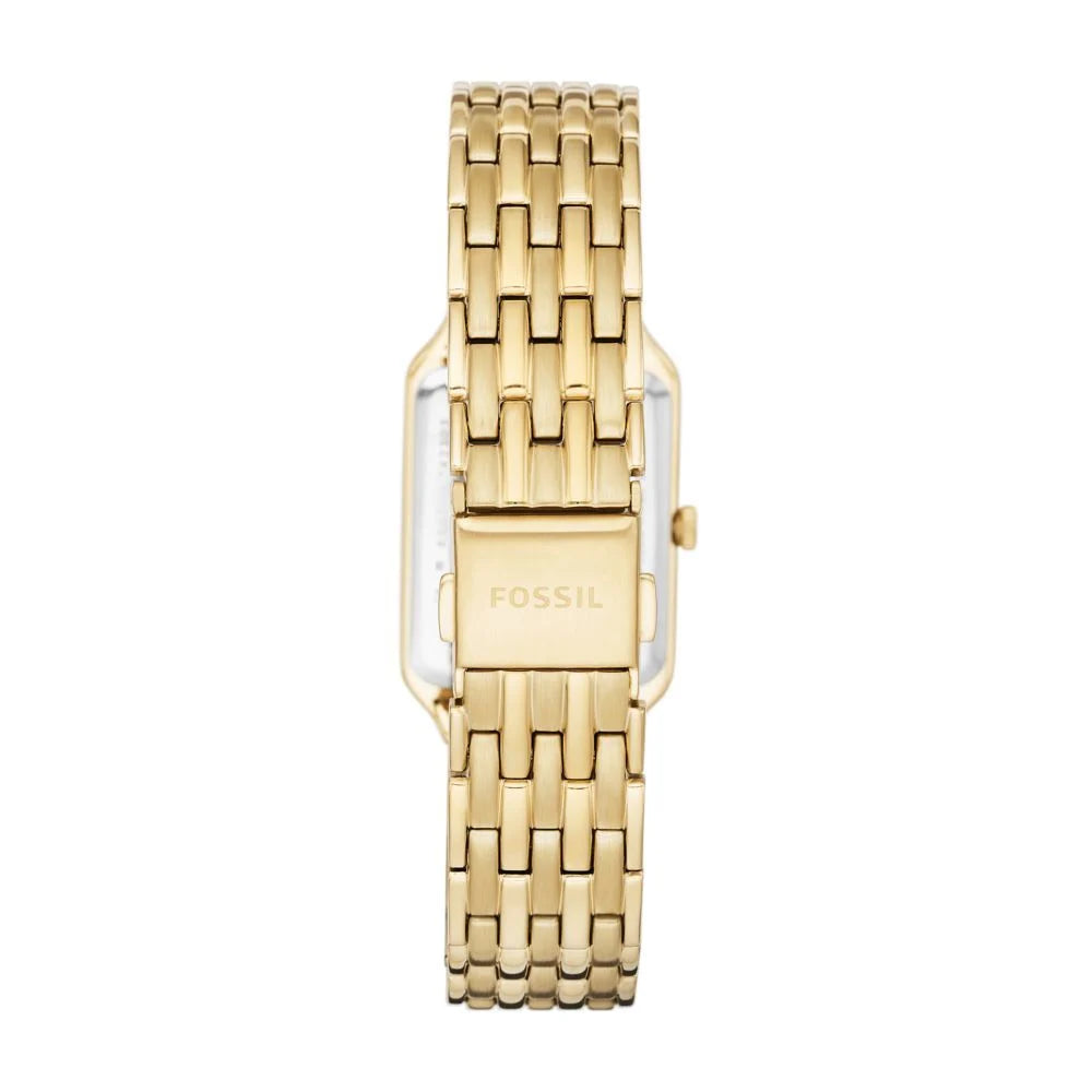 Fossil Women Raquel Three-Hand Date Gold-Tone Stainless Steel Watch