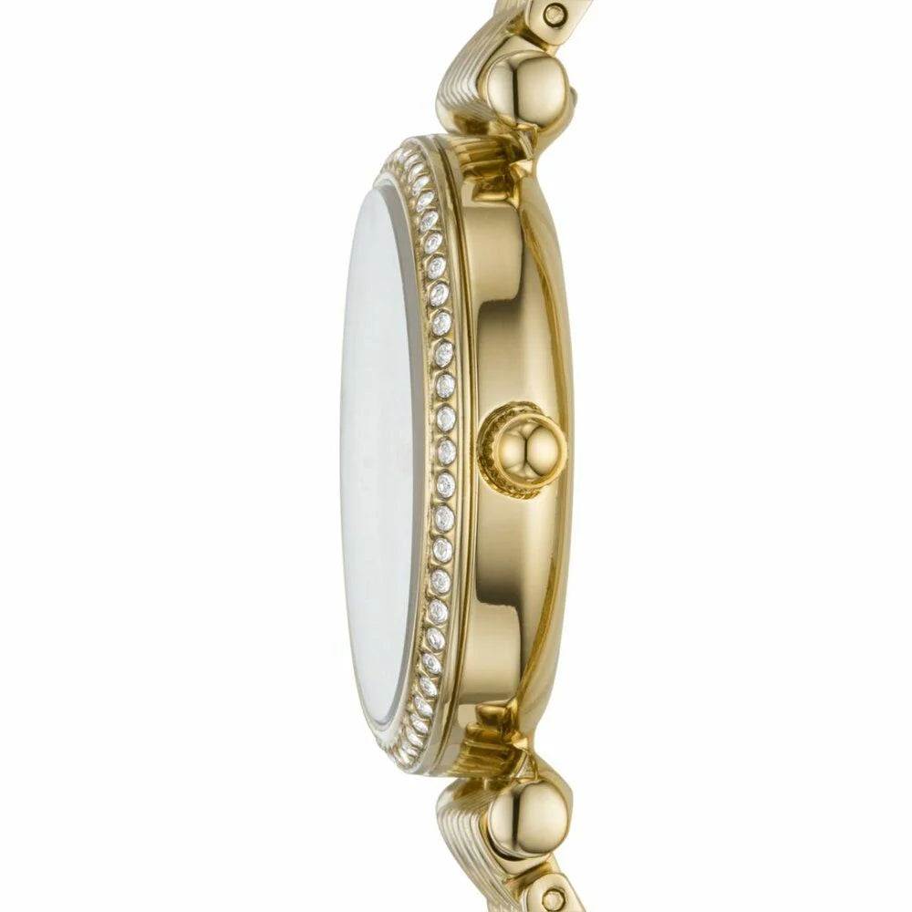 Ladies Gold Plated Carlie Mini Fossil Watch