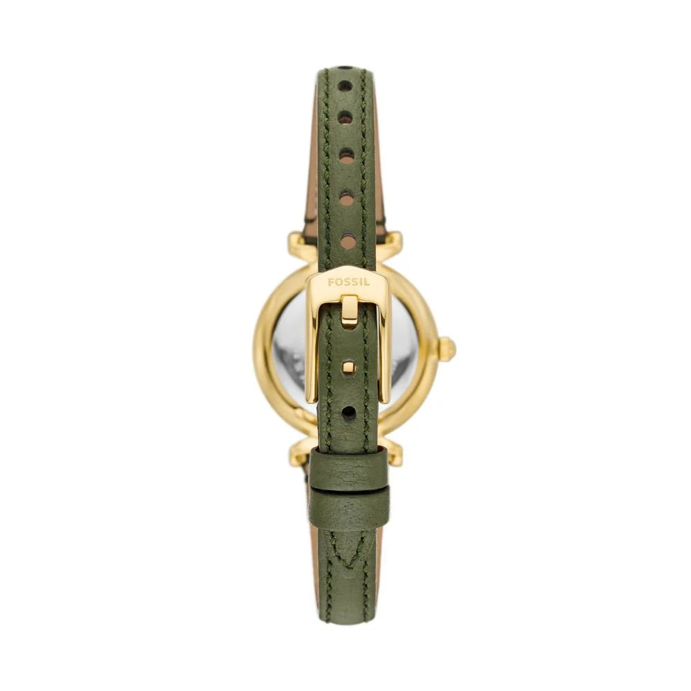 Fossil Women's Carlie Three-Hand, Gold-Tone Stainless Steel Watch