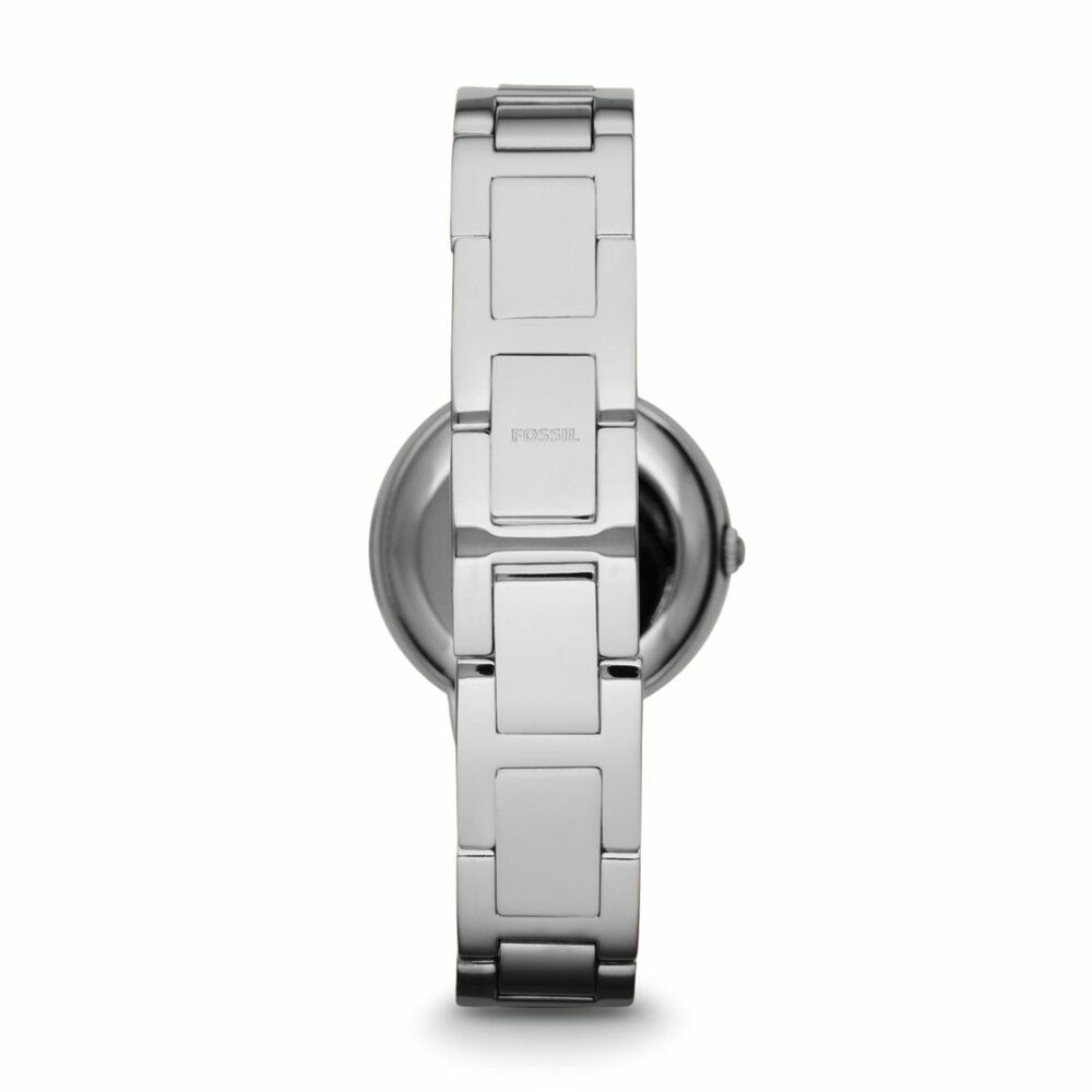 Fossil Women's Virginia Silver/Steel Round Stainless Steel Watch