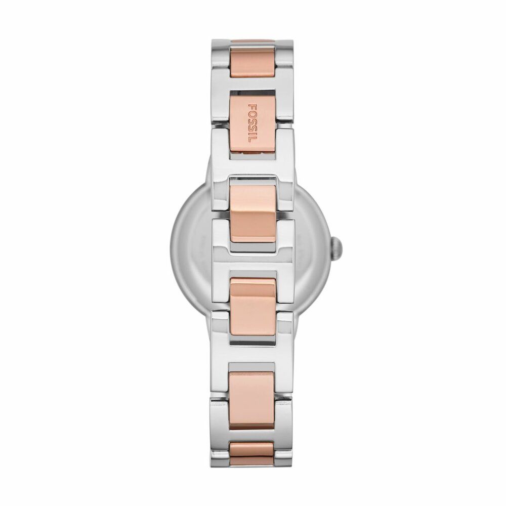 Ladies two tone Virginia Fossil watch