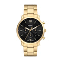 Neutra Stainless Steel Gold Tone Gents Watch